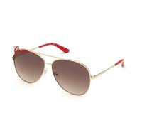 Guess GU7739 32F Womenâs Sunglasses Gold Size 64