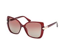 Guess Butterfly Womens Shiny Bordeaux Brown Gradient GU7820 - Red - One Size