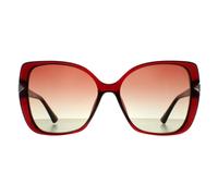 Butterfly Shiny Bordeaux Brown Gradient GU7820 Guess Red One Size
