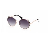 Guess Sunglasses GU7842 28B - Geometric Metal Frame Gold - Women's 58