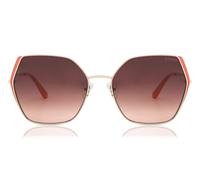 Guess GU7843 32F Womenâs Sunglasses Gold Size 61