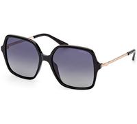 Guess Woman GU7845 01D Sunglasses Injected Black Smoke Squared Polarized