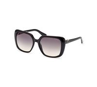 Guess GU7863 01B Woman Sunglasses Injected Black Grey Squared Normal Shaded