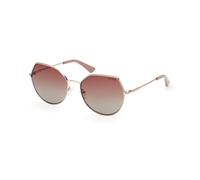 Guess Woman GU7867 32T Sunglasses Metal Gold Bordeaux Geometric Normal Shaded