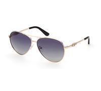 Guess GU7885-H Polarized 32D Womenâs Sunglasses Gold Size 58