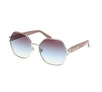 Guess GU7913 33W Woman Sunglasses Metal Gold Blue Geometric Normal Shaded