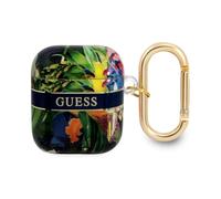 Guess GUA2HHFLB AirPods Cover Heart Glitter - Blue