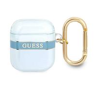 Guess GUA2HHTSB Case for AirPods Cover Blue/Blue Strap Collection