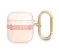 Guess GUA2HHTSP Case for AirPods Cover Pink Strap Collection