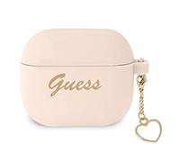 Guess GUA3LSCHSP Case for AirPods 3 Pink Silicone Charm Collection