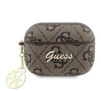 Guess GUAP2G4GSMW Case for AirPods Pro 2 Brown 4G Charm Collection