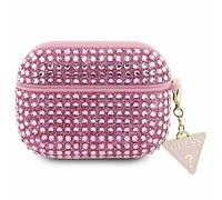 Guess GUAP2HDGTPP Case for AirPods Pro 2 Pink Rhinestone Triangle Charm