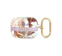 Guess GUAPHHFLU Flower Strap Collection Case, Purple - AirPods Pro