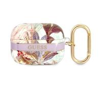 Guess GUAPLSC4EG Case for AirPods Pro Cover Grey/Grey Silicone Charm 4G Collection