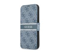 Guess GUBKP13S4GDBL Book Case 4G Stripe Blue - iPhone 13 Mini