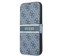 GUESS GUBKP13S4GDBL Book Case 4G Stripe for iPhone 13 Mini Blue