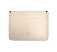 Guess GUCS16PSATLE Laptop sleeve Saffiano Beige - 16 inch