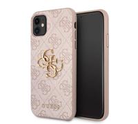 GUESS GUHCN614GMGPI Case for iPhone 11 6.1 Inch Pink 4G Big Metal Logo