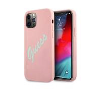 Guess GUHCP12LLSVSPG Case Silicone Vintage Green Pink - iPhone 12 Pro Max