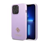 Guess GUHCP13LPS4MU Saffiano 4G Small Metal Logo Case, Purple - iPhone 13 / 13 Pro