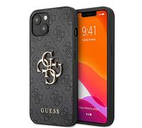 Guess GUHCP13M4GMGGR Case for iPhone 13 6.1 Inch Grey 4G Big Metal Logo