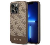 Guess Guhcp14lg4glbr Iphone 14 Pro 6.1 4g Stripe Collection Phone Case