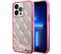 Guess Liquid Glitter 4G Case Pink - iPhone 14 Pro
