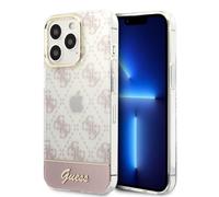 GUESS GUHCP14MHG4MHP Hard Case for iPhone 14 Plus 6.7 Inch Pink/Pink 4G Pattern Script