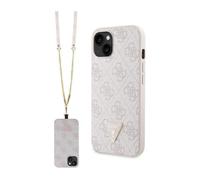 Guess GUHCP14SP4TDSCPP Crossbody 4G Metal Logo, Pink - iPhone 13/14/15