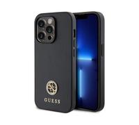 Guess Strass Metal Logo Hard Case for iphone 15 Pro Max Black - GUHCP15XPS4DGPK