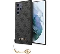 GUESS GUHCS23LGF4GGR Case for Samsung S23 Ultra S918 Grey 4G Charms Collection