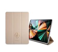 Guess GUIC11PUSASGO Book Cover for iPad 11 Inch 2021 Golden Saffiano Collection