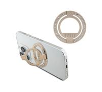 Guess GUMRSALDGD Cover Ring Stand Rhinestone Gold For Magsafe