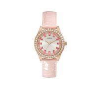 GUESS Women Analog Quartz Watch with Leather Strap GW0032L2
