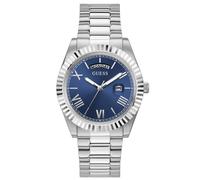 Guess GW0265G7 Men Connoisseur Silver Blue Dial Watch