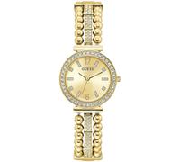 Guess Watch GW0401L2 Gala - Women's Gold Tone, Stainless Steel & Crystal, Beaded Half-Bangle
