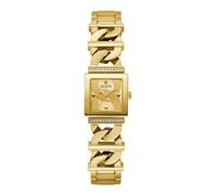 Guess Runaway Ladies' Gold Tone Half Curb Chain Bracelet Watch