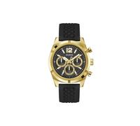 Guess , Resistance Multifunction Watch Black Gold ,Yellow male, Sizes: ONE SIZE