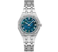 Guess GW0770L1 Wristwatch Desire 36mm 5ATM Quartz Unisex Blue Silver Link strap