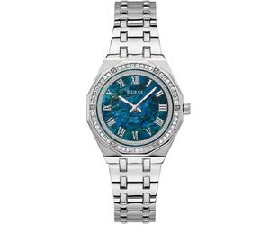 Guess GW0770L1 Wristwatch Desire 36mm 5ATM Quartz Unisex Blue Silver Link strap