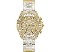 GUESS Iconic 40th Women's Analogue Watch with Round Dial Champagne Gold Gold Tone GW0812L2, gold