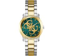GUESS GT Annette GW0861L4 Women's Watch Stainless Steel Two-Tone, Green, Modern