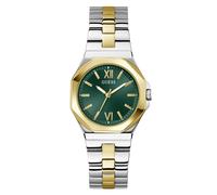 GUESS GW0873L4 Empress Two Tone Green Dial Bracelet Watch - W96423