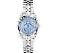 Guess Women's Jada Silver Watch 34 mm with Stainless Steel Strap & 3 Bar Water Protection - GW0936L1