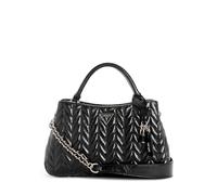 GUESS handbag cross body bag Cheryl Triple Compartment Satchel Black