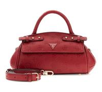 GUESS handbag cross body bag Diana Mini Top Handle Flap Dark Cherry Logo red