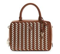 GUESS handbag cross body bag Kora Box Satchel Caramel brown
