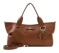 GUESS handbag cross body bag Suzy 3 Compartment Satchel Cognac brown