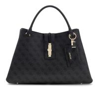 GUESS handbag cross body bag Yvonne Girlfriend Carryall Coal Logo dark grey