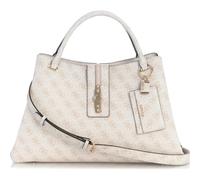 GUESS handbag cross body bag Yvonne Girlfriend Carryall Stone Logo white